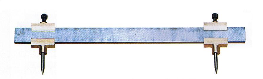 Compas  verge - Rgle acier - Douille bronze 500 mm